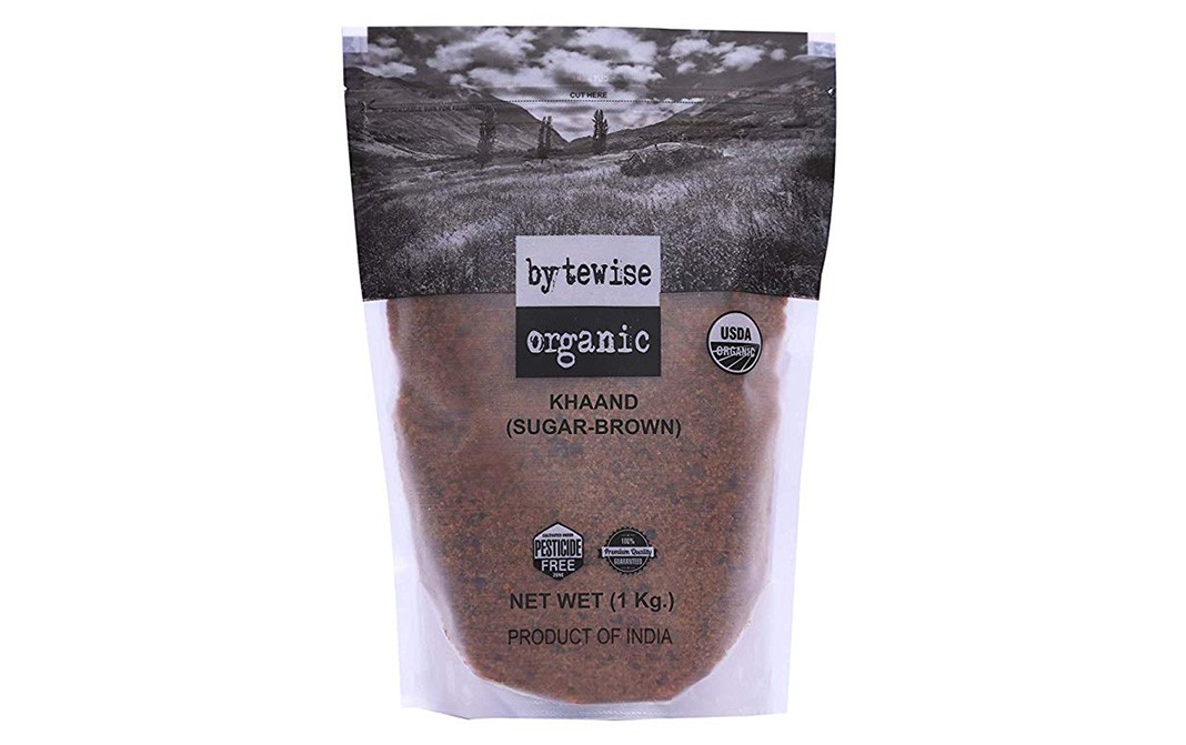 Bytewise Organic Khaand (Sugar-Brown)    Pack  1 kilogram